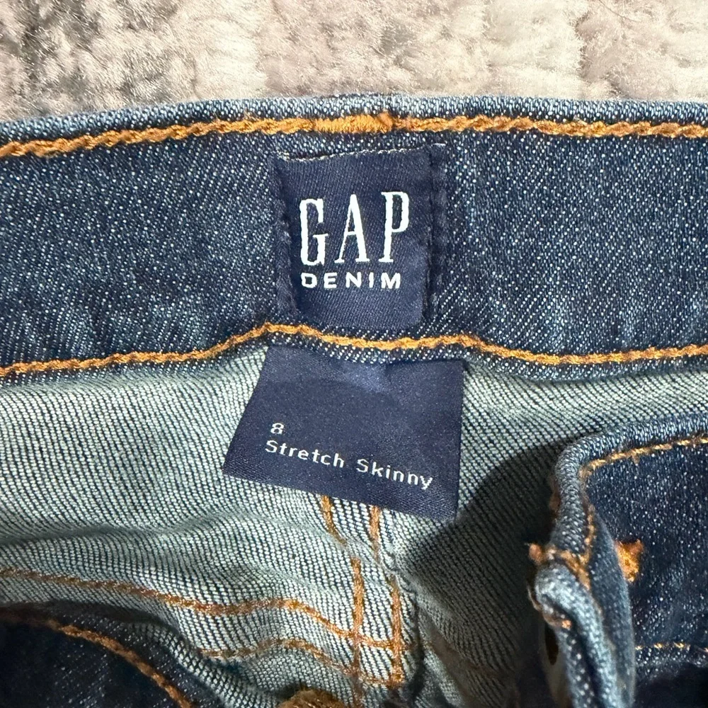 Boys Gap navy blue skinny jeans Size 8